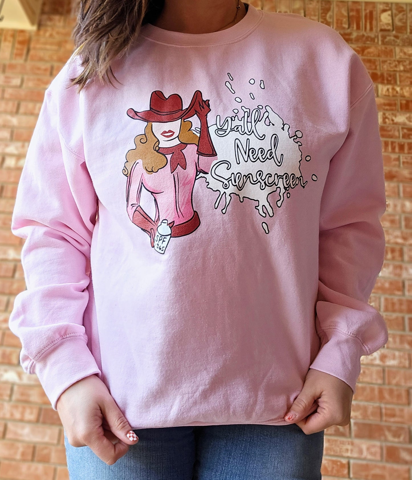 SPF Cowgirl Crew Sweater