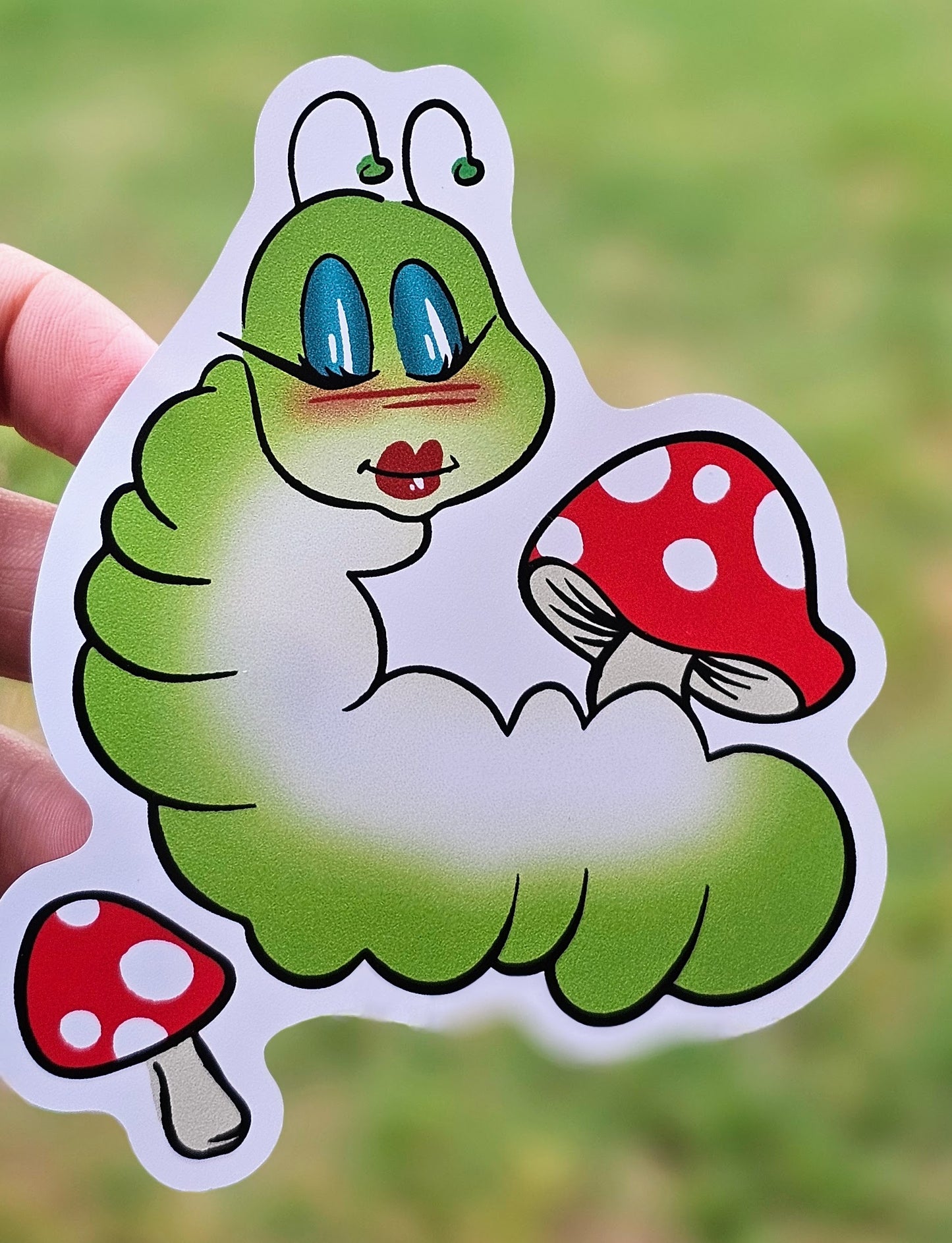 Confident Caterpillar Sticker